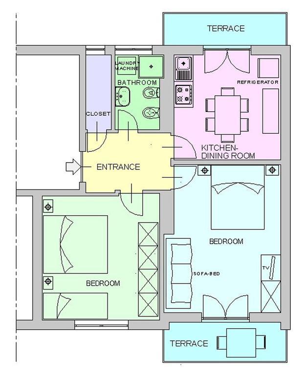 Faber Apartments Novigrad Istria الغرفة الصورة
